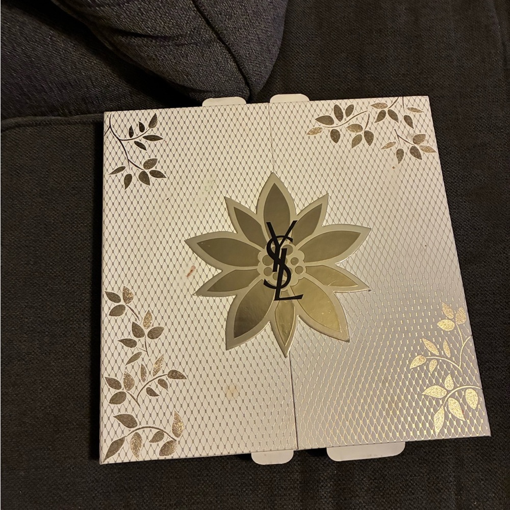 Yves Saint Laurent Gold and Cream Decorative Box